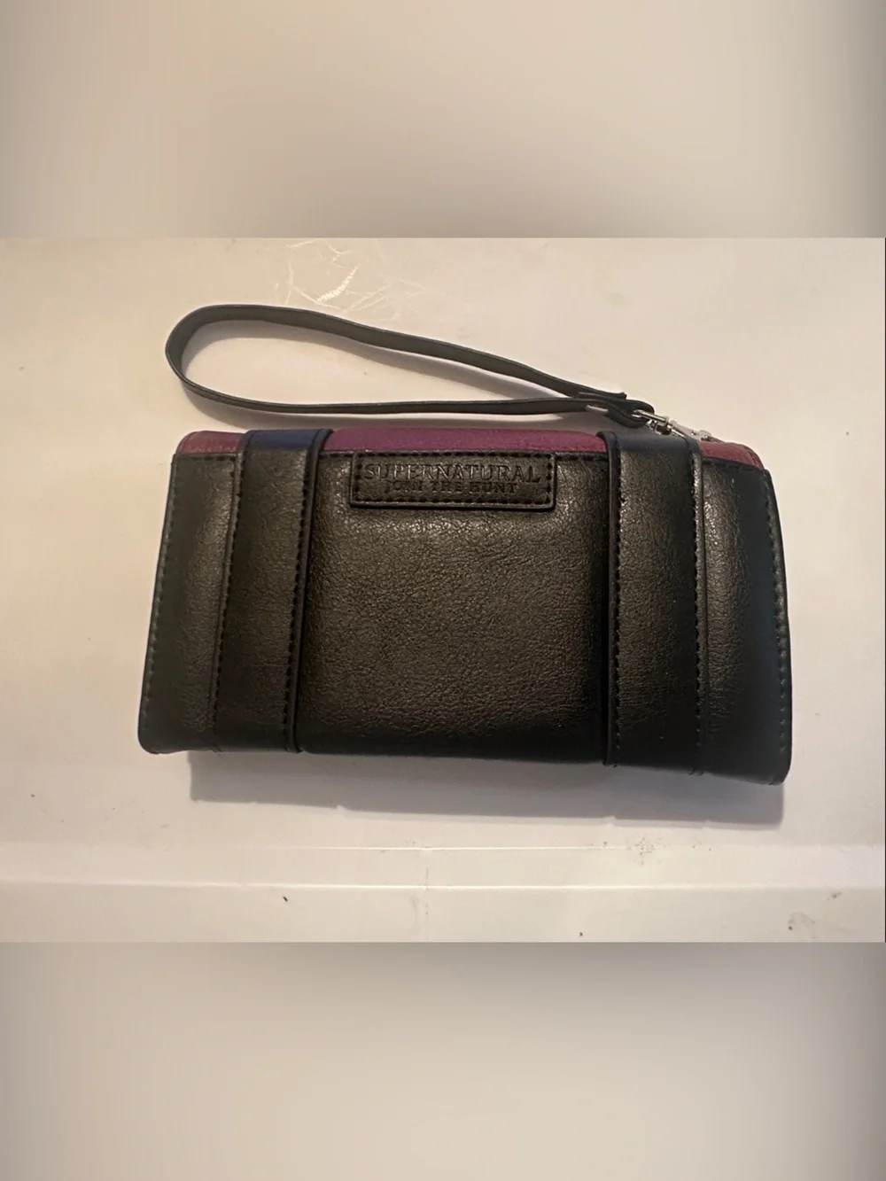 Supernatural Red and Black Wristlet Wallet
